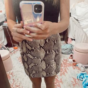 Pink lily snakeskin shirt